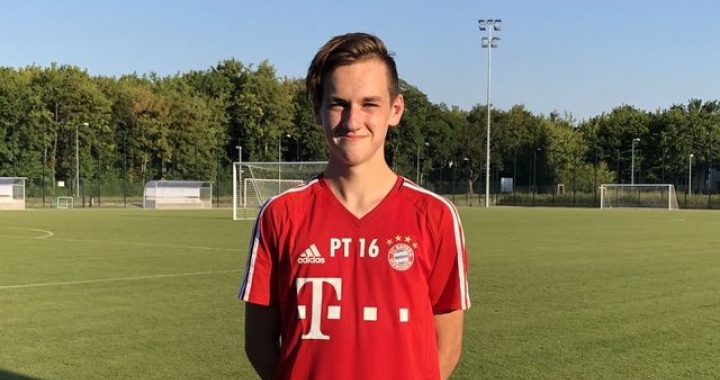 Školní fotbalová hvězda Filip Vecheta na stáži v Bayernu Mnichov